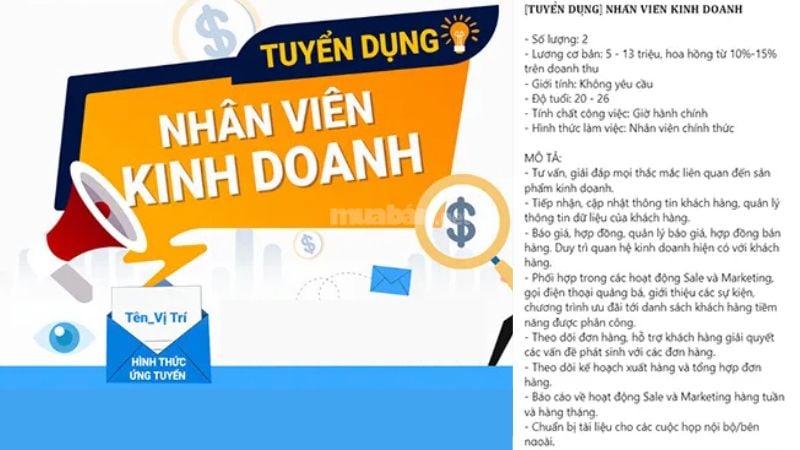 Viết tin tuyển dụng hấp dẫn, rõ ràng