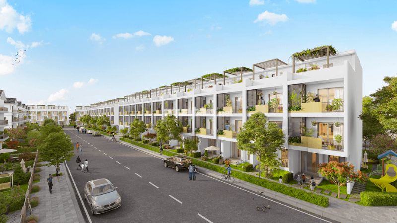 Shophouse, hay còn gọi là nhà phố thương mại, là mô hình bất động sản kết hợp giữa không gian sinh sống và khu vực kinh doanh thương mại