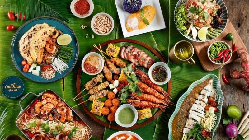 Món ăn hấp dẫ tại Chill Thái không thể bỏ lỡ