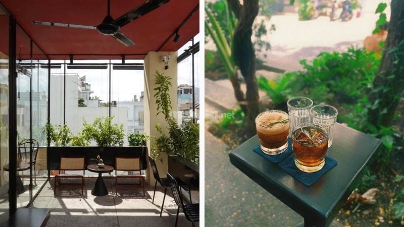 Saveur Café Tân Định với không gian xanh mát cực chill