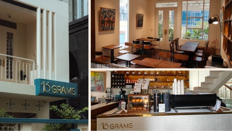 16 Grams Café Tân Định nổi tiếng góc cafe thư giãn