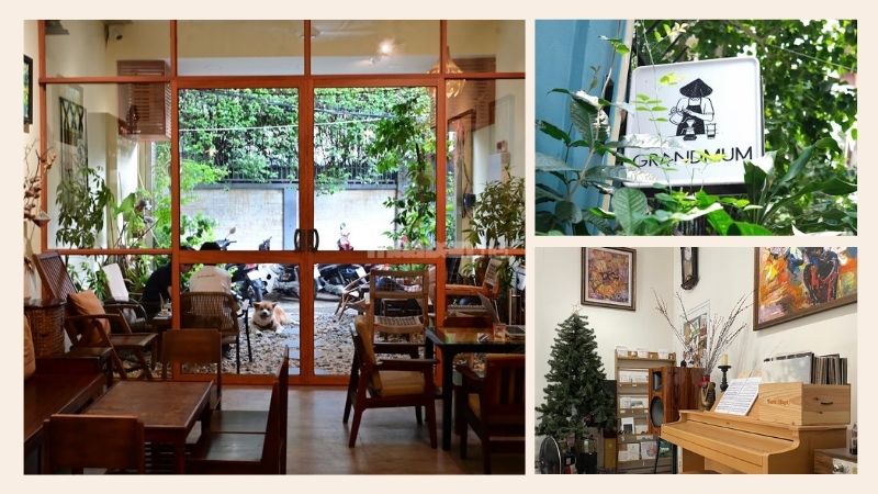 Góc nhỏ Grandmum Cafe chuyên về thức uống cà phê đậm vị, nguyên chất 