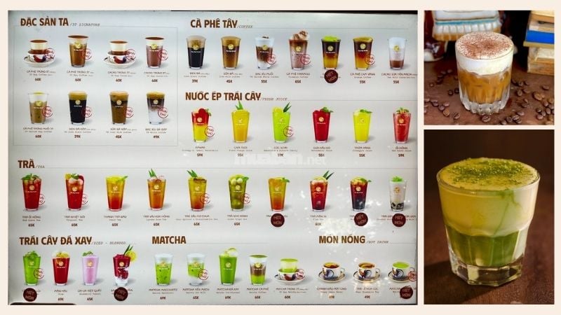 Cà phê trứng 3T nổi tiếng với các món nước độc đáo