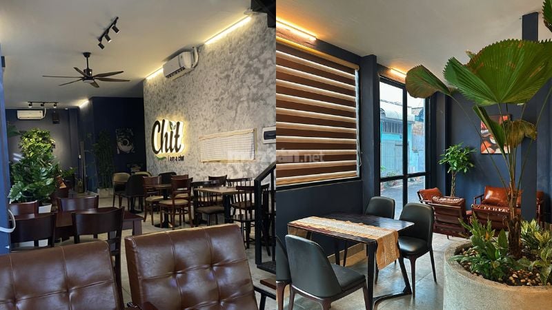 CHIT 🌱- Coffee & DiningTone hiện đại, nhiều cây xanh, thích hợp cho làm việc, học tập và trò chuyện nhẹ nhàng.