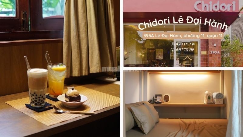 Chidori Lê Đại Hành thu hút bởi cà phê Studybox
