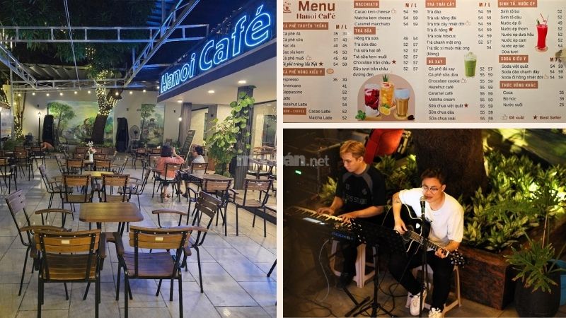 Hanoi Café thu hút khách nhờ những buổi nhạc sóng ấn tượng
