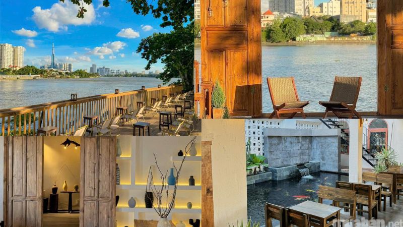 View sông cực chill của Tiệm Cà Phê Tò Vò
