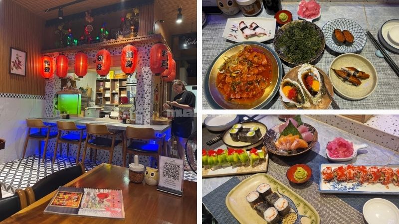 The Sushi House là quán ăn ngon tại phường Vĩnh Hội mang phong cách Nhật Bản