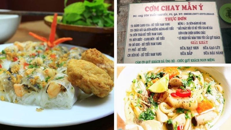 Tiệm chay Mẫn Ý thu hút khách địa phương bởi món chay giá rẻ