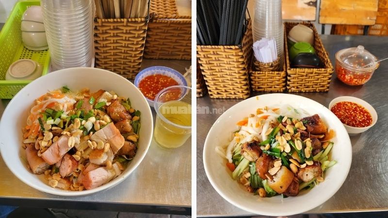 Bún Thịt Nướng Trương Tuyền phục vụ các món bún thịt nướng siêu ngon