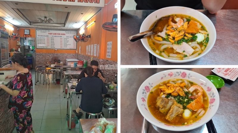 Bánh canh cua Ngọc Trinh giá hợp lý chỉ khoảng 40-50k/tô