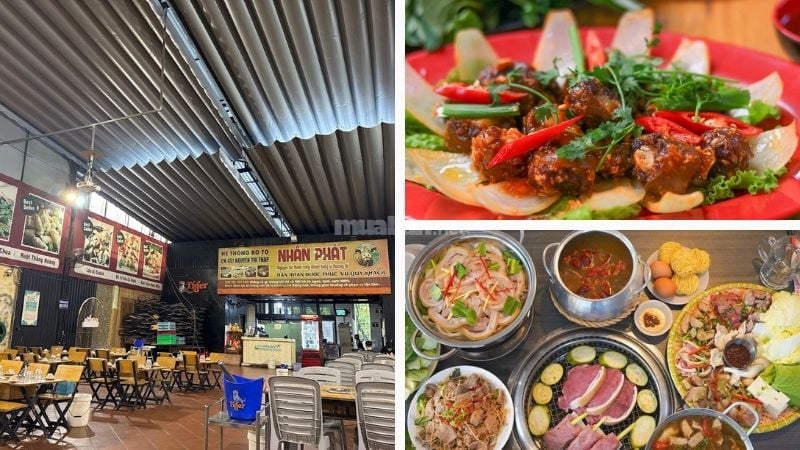 Không gian gần gũi tại Bò tơ Nhân Phát 