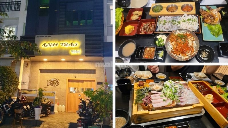 Nhà hàng hải sản Anh Trai cung cấp các món hải sản tươi sống đặc sắc