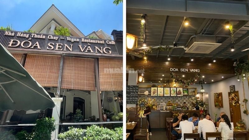 Đóa Sen Vàng là nhà hàng chay được nhiều người yêu thích