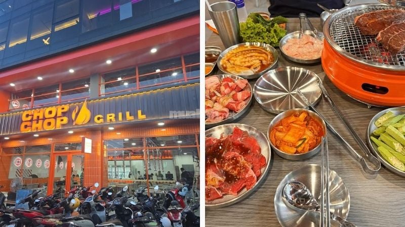 Chop Chop Grill thu hút bởi các món nướng mà bạn không thể bỏ lỡ