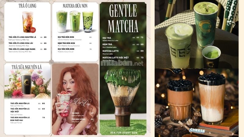 Cheese Coffee cũng thường xuyên update menu với những món nước độc đáo
