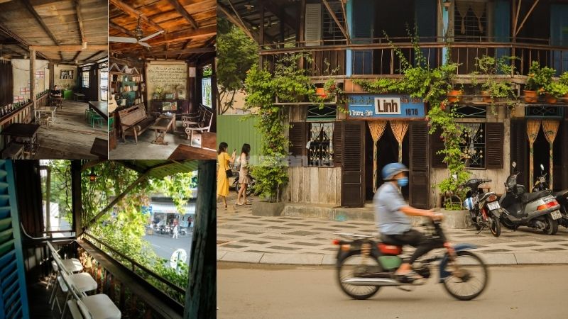 Cà phê Linh như một ốc đảo nằm giữa khu vực sôi động trung tâm Sài Gòn