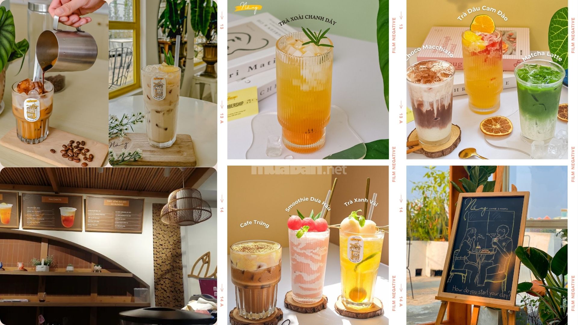 Nước uống phong phú, tươi mát