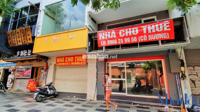 Ưu tiên mặt bằng tầng trệt, vỉa hè rộng