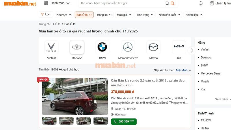 Điểm nổi bật của bài đăng trên Muaban.net 