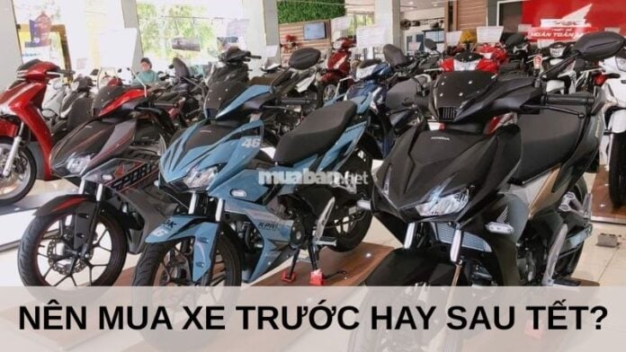 nên mua xe trước hay sau tết