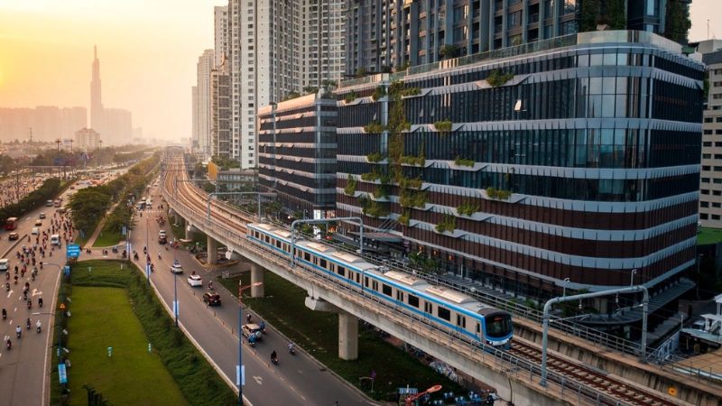 Tuyến metro hoàn thành giúp tăng tính thanh khoản cho các dự án bất động sản lân cận