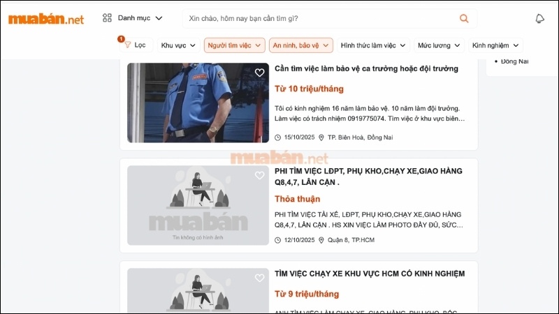 Kinh nghiệm tìm việc bảo vệ mùa Tết lương cao, an toàn Muaban.net - Website tìm việc bảo vệ uy tín