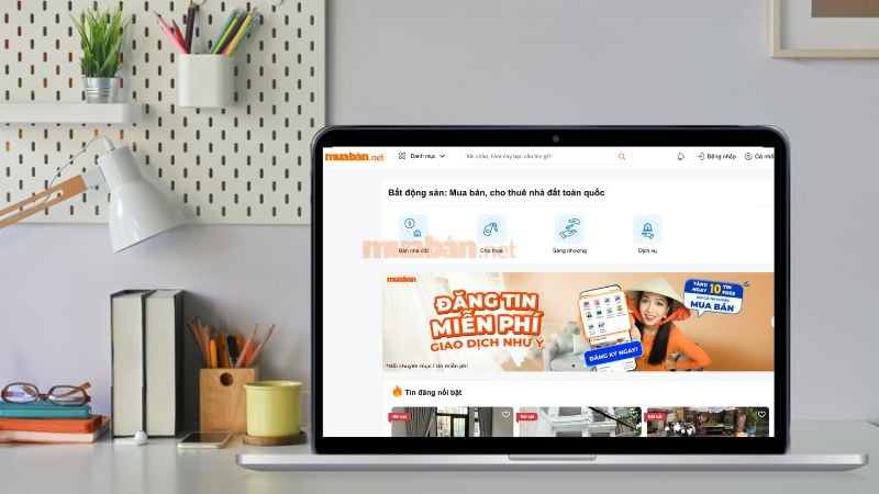 Lựa chọn kênh đăng uy tín như Muaban.net để tìm khách thuê nhanh hơn