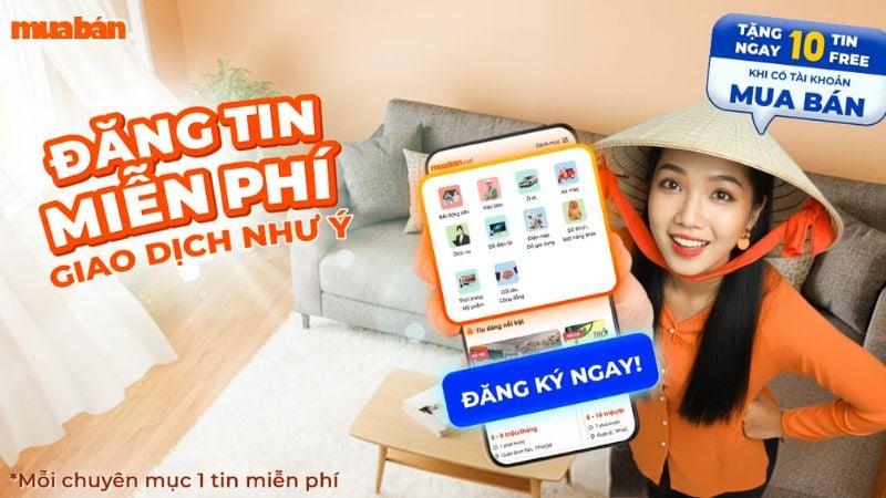 Đăng tin miễn phí tại Muaban.net