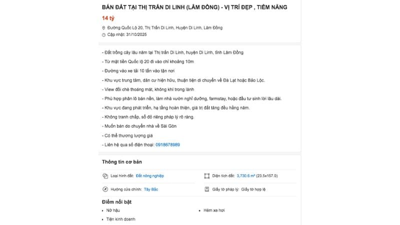 3 Mẫu đăng tin bán đất hay, hiệu quả cực cao Mẫu đăng tin bán đất nông nghiệp