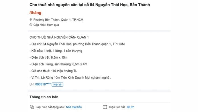 Mẫu đăng tin cho thuê nhà đơn giản thu hút nhất