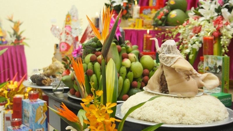 Chuẩn bị lễ vật cúng nhâp trạch