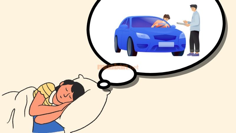 Nằm mơ thấy tự mình mua xe ô tô mới báo hiệu điềm tốt về tài chính.