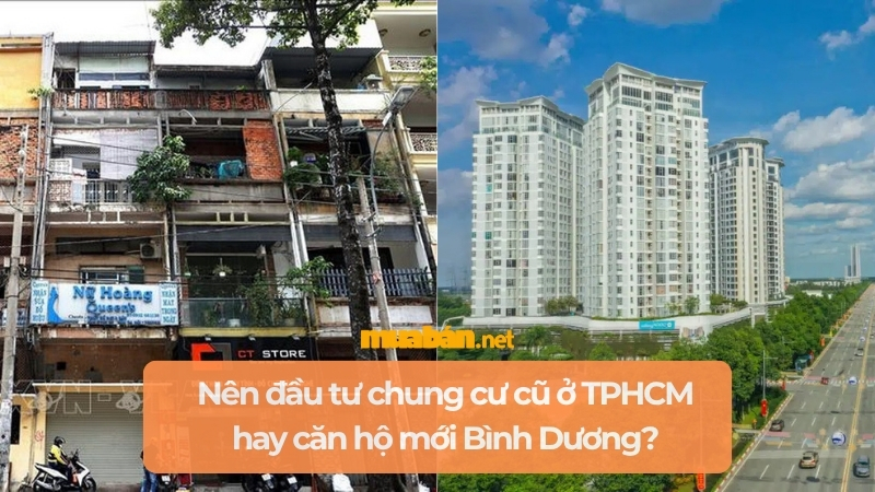 Nên đầu tư chung cư cũ ở TPHCM hay căn hộ mới Bình Dương? Đầu tư chung cư cũ ở TPHCM hay căn hộ mới Bình Dương
