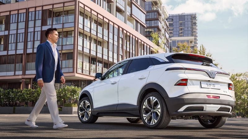 Xe Vinfast VF6 (Nguồn: Tạp chí Nhịp sống thị trường)