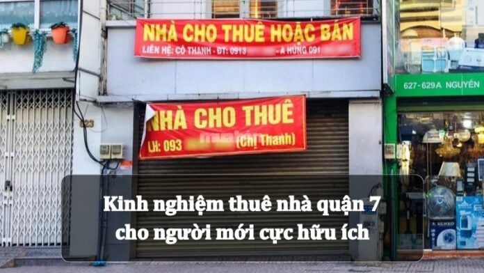 Những kinh nghiệm thuê nhà quận 7 hữu ích