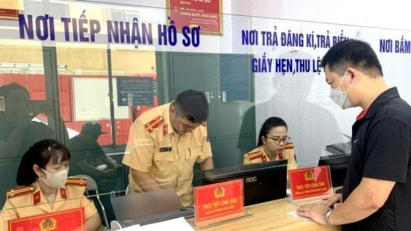 Thủ tục sang tên cho xe khác tỉnh