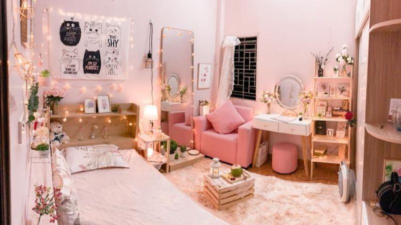 Sự lặp lại khéo léo trong nguyên tắc nhịp điệu giúp căn phòng trở nên mềm mại hơn. 