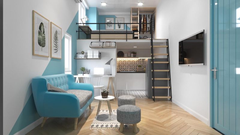 Dùng một đồ vật nổi bật bày trí giúp căn phòng trở nên hút mắt hơn.