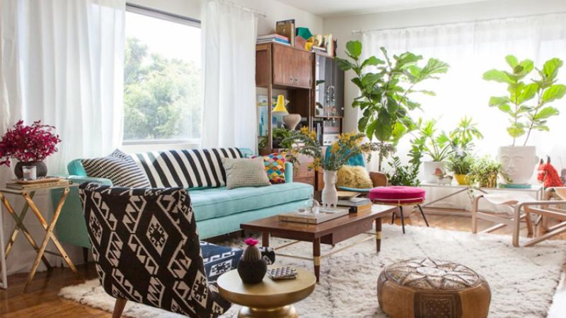 Tận dụng cây xanh để làm không gian nhà trọ thoáng và đẹp hơn. 