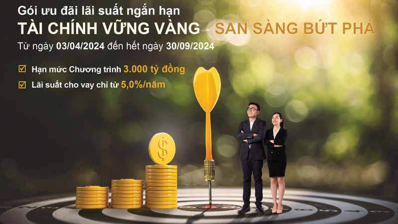 Gói vay ưu đãi chỉ từ 5%/năm của ngân hàng