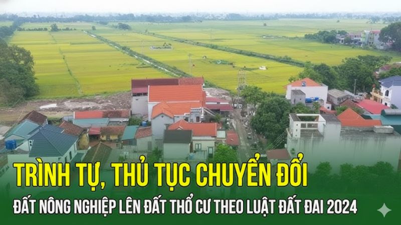 Bảng giá chuyển đổi đất nông nghiệp sang đất thổ cư 2025 Thủ tục chuyển đổi đất nông nghiệp sang đất thổ cư