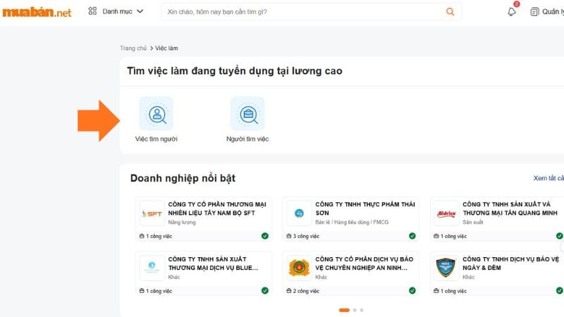 Tổng hợp những vị trí việc làm thời vụ trước Tết hot nhất Chọn mục Việc tìm người