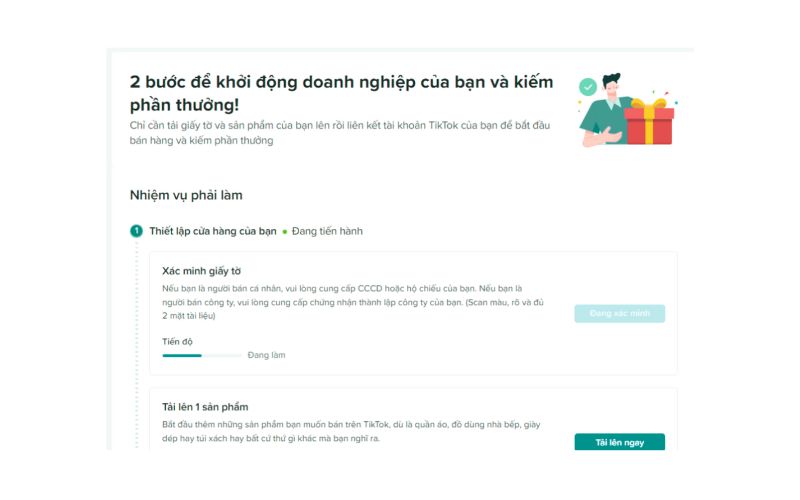 Hướng dẫn đăng ký bán hàng trên TikTok đơn giản cho người mới Gửi hồ sơ xét duyệt