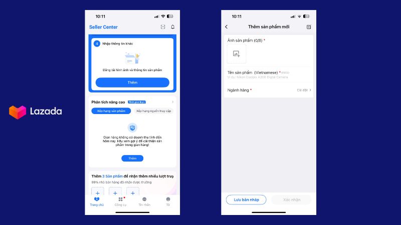 Cách bán hàng trên Lazada trên điện thoại cho người mới cực nhanh Hoàn tất đăng sản phẩm lên Lazada