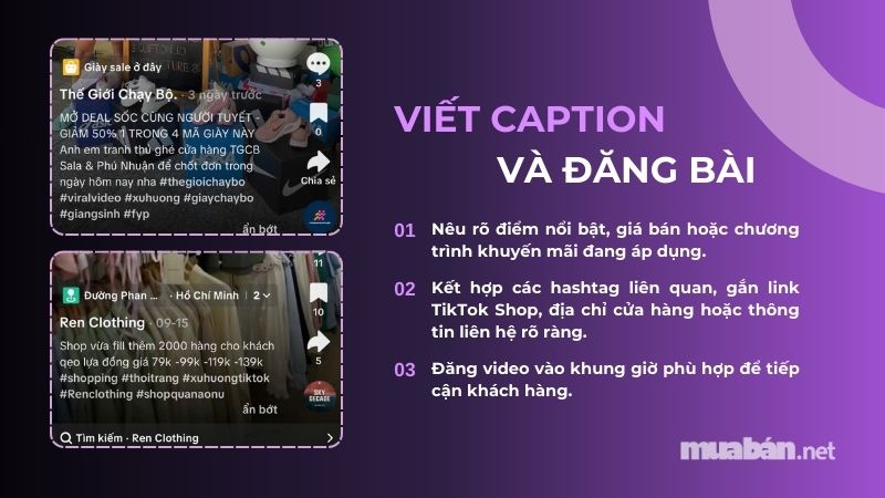 Cách bán hàng trên TikTok chi tiết giúp nổ đơn hiệu quả Các yếu tố cần chú ý khi viết caption và đăng bài