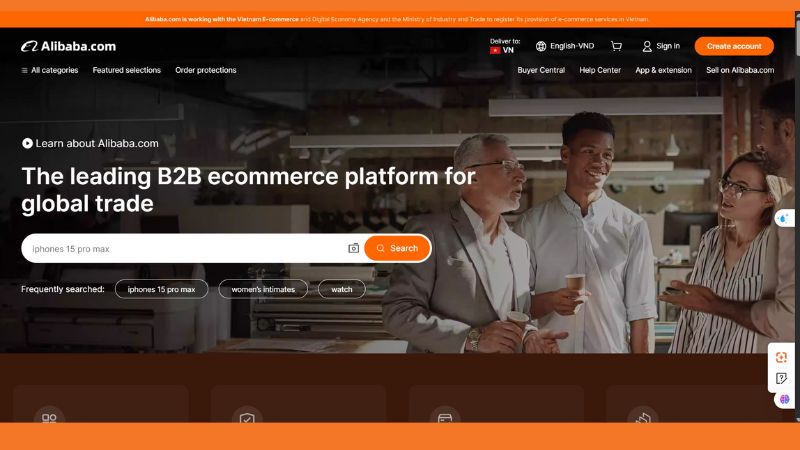 Cách bán hàng trên Alibaba tại Việt Nam cho người mới chi tiết Truy cập trang đăng ký