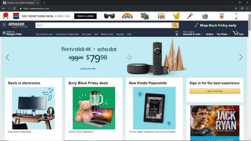 Cách bán hàng trên Amazon dễ hiểu cho người mới bắt đầu Hình ảnh minh họa gian hàng sau khi hoàn tất tạo trang chủ gian hàng