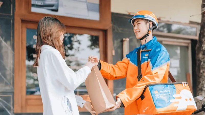Bán hàng online nên chọn nhà vận chuyển nào là tốt nhất? Vận chuyển tức thời. Nguồn_ Ahamove