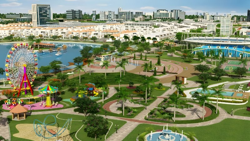 Khu đô thị mới Đông Tăng Long: Vị trí, tiện ích, tiềm năng dự án Phối cảnh công viên và hồ giai điệu rộng 16ha tại KĐT Đông Tăng Long